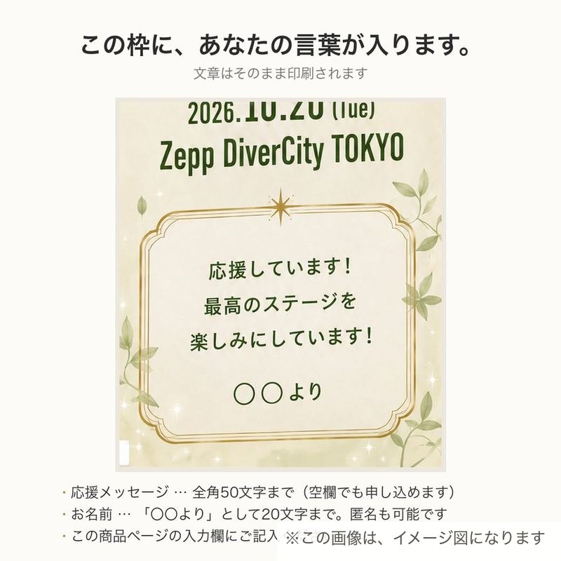 メッセージの入る場所
