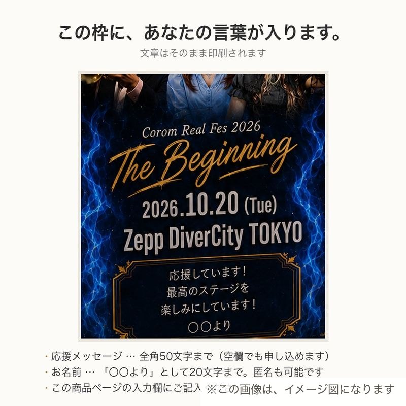 メッセージの入る場所