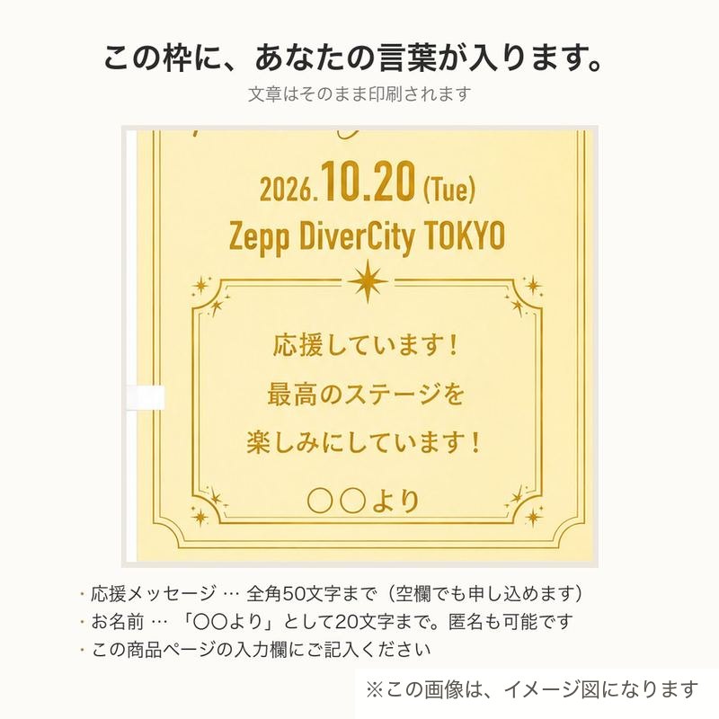 メッセージの入る場所