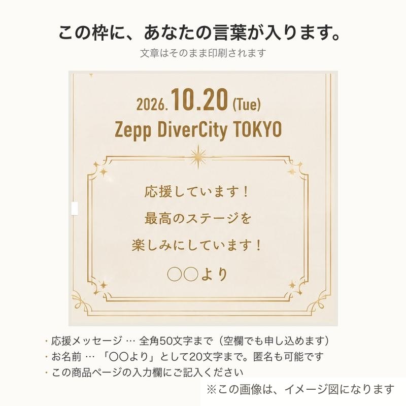 メッセージの入る場所
